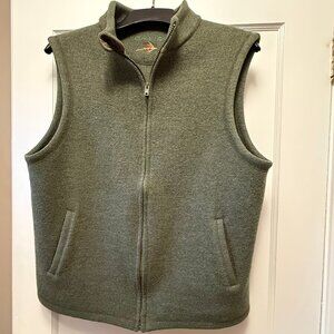 Orvis Men's Green Wool Vest-- Size M